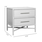 Verona Two-Drawer Nightstand