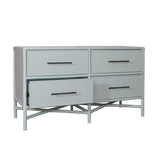 Ready To Ship - Juno Four-Drawer Dresser in Seaside Blue