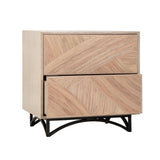 Swirl Rattan Nightstand