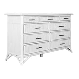 Pencil Rattan Nine-Drawer Dresser