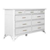 Pencil Rattan Nine-Drawer Dresser