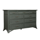 Pencil Rattan Nine-Drawer Dresser