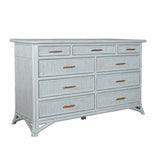 Pencil Rattan Nine-Drawer Dresser