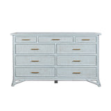 Pencil Rattan Nine-Drawer Dresser