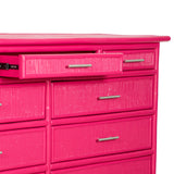 Pencil Rattan Nine-Drawer Dresser