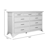 Pencil Rattan Nine-Drawer Dresser