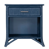 Pencil Rattan One-Drawer Nightstand