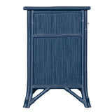 Pencil Rattan One-Drawer Nightstand