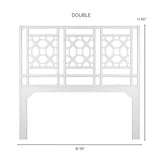 Lattice Back Headboard