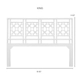 Lattice Back Headboard