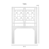Lattice Back Headboard