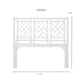 Ready To Ship - Chippendale Double Headboard in Walnut