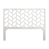Ready To Ship - Silas King Headboard in White