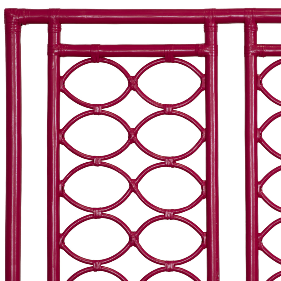 Ready To Ship - Infinity Queen Headboard in Hibiscus Pink