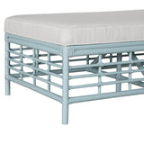 Ready To Ship - Luna Cocktail Ottoman in Seaside Blue