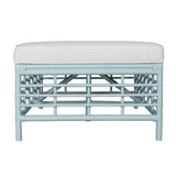 Ready To Ship - Luna Cocktail Ottoman in Seaside Blue