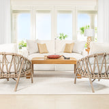 Ready To Ship - Knot Lounge Chair in Truffle