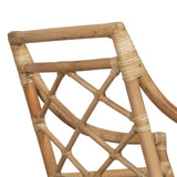 Ready To Ship - X & Diamond Armchair in Natural