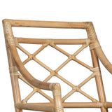 Ready To Ship - X & Diamond Armchair in Natural