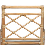 Ready To Ship - X & Diamond Armchair in Natural