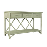 Pencil Rattan Console Table