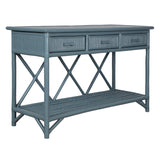 Pencil Rattan Console Table