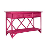 Pencil Rattan Console Table