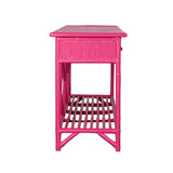 Pencil Rattan Console Table