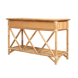Pencil Rattan Console Table