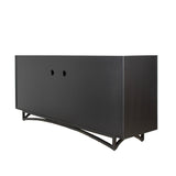 Swirl Rattan Console Table
