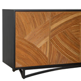 Swirl Rattan Console Table