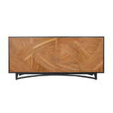 Swirl Rattan Console Table