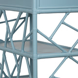 Ready To Ship - Tiffany End Table in Azul