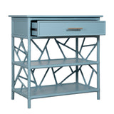 Ready To Ship - Tiffany End Table in Azul