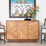 Swirl Rattan Cabinet