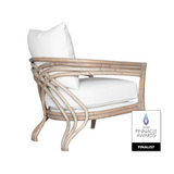 Ready To Ship - Mariner Lounge Chair in Truffle