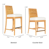Stacked Bamboo Stool