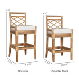 X & Diamond Stool