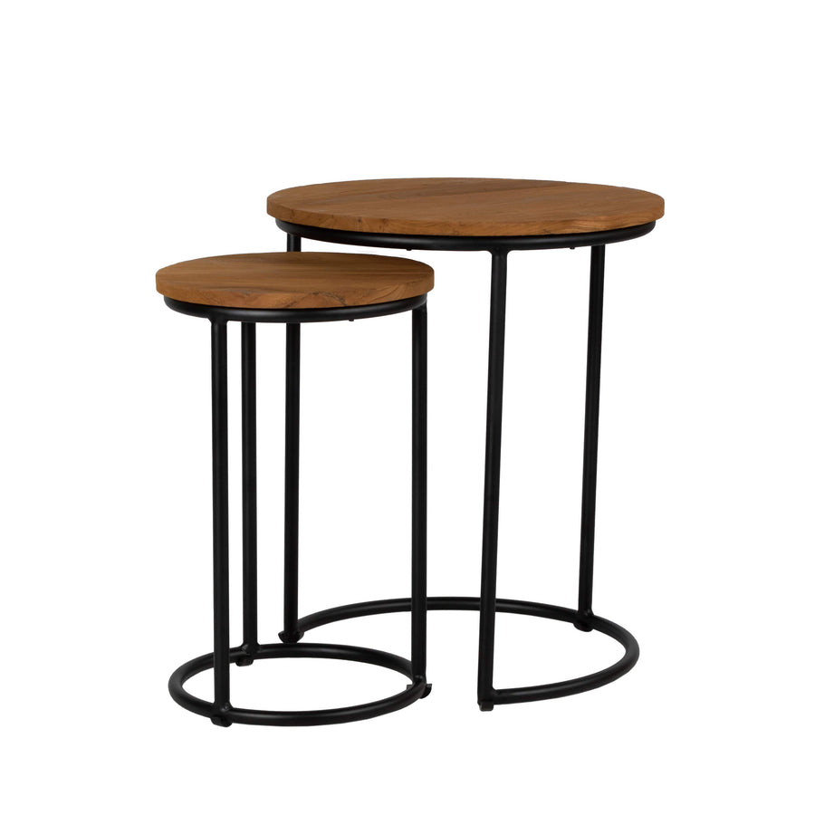Quick Ship! Sunset Round Nesting Tables-Occasional Tables-David Francis