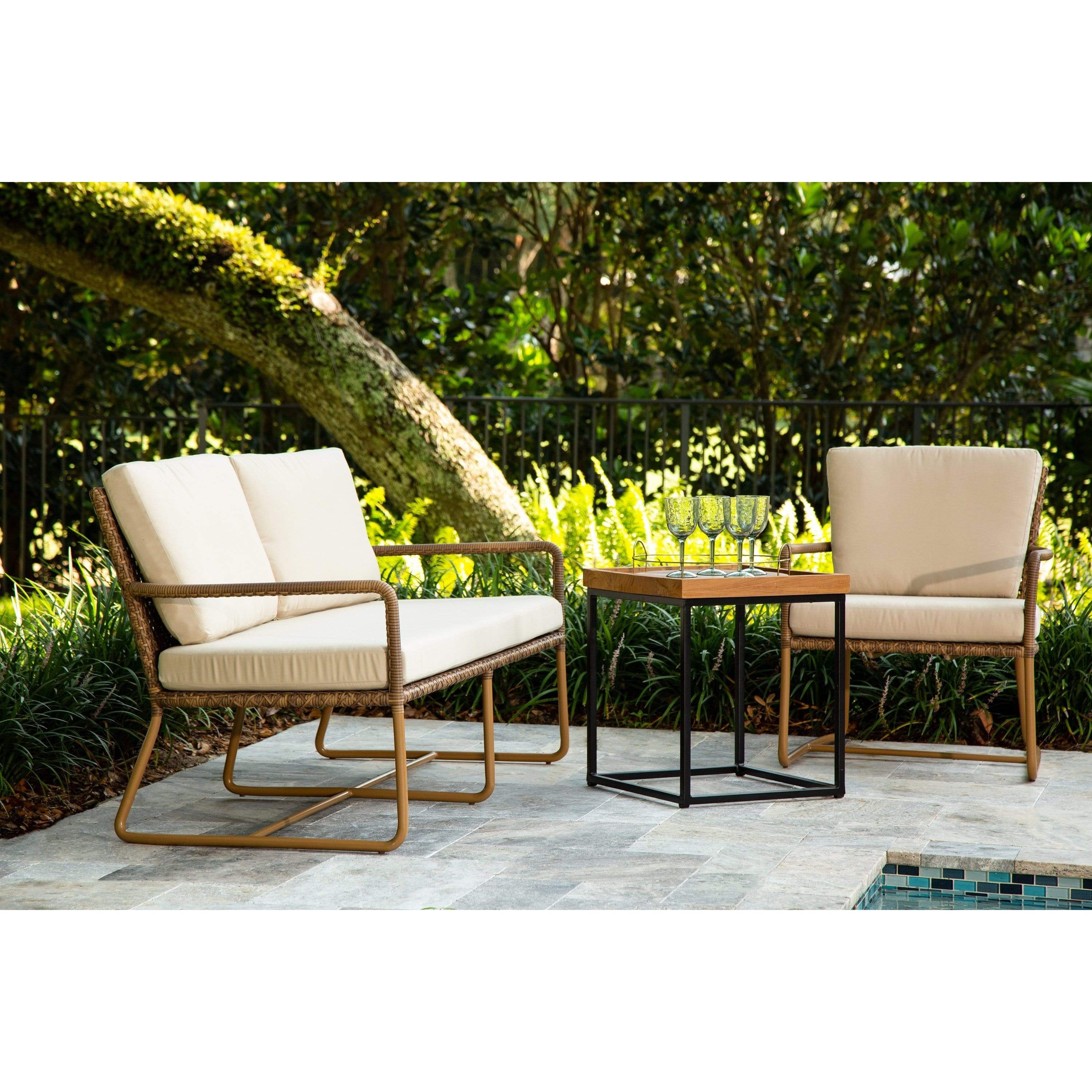 Bay Lounge Chair-Outdoor Loveseats-David Francis