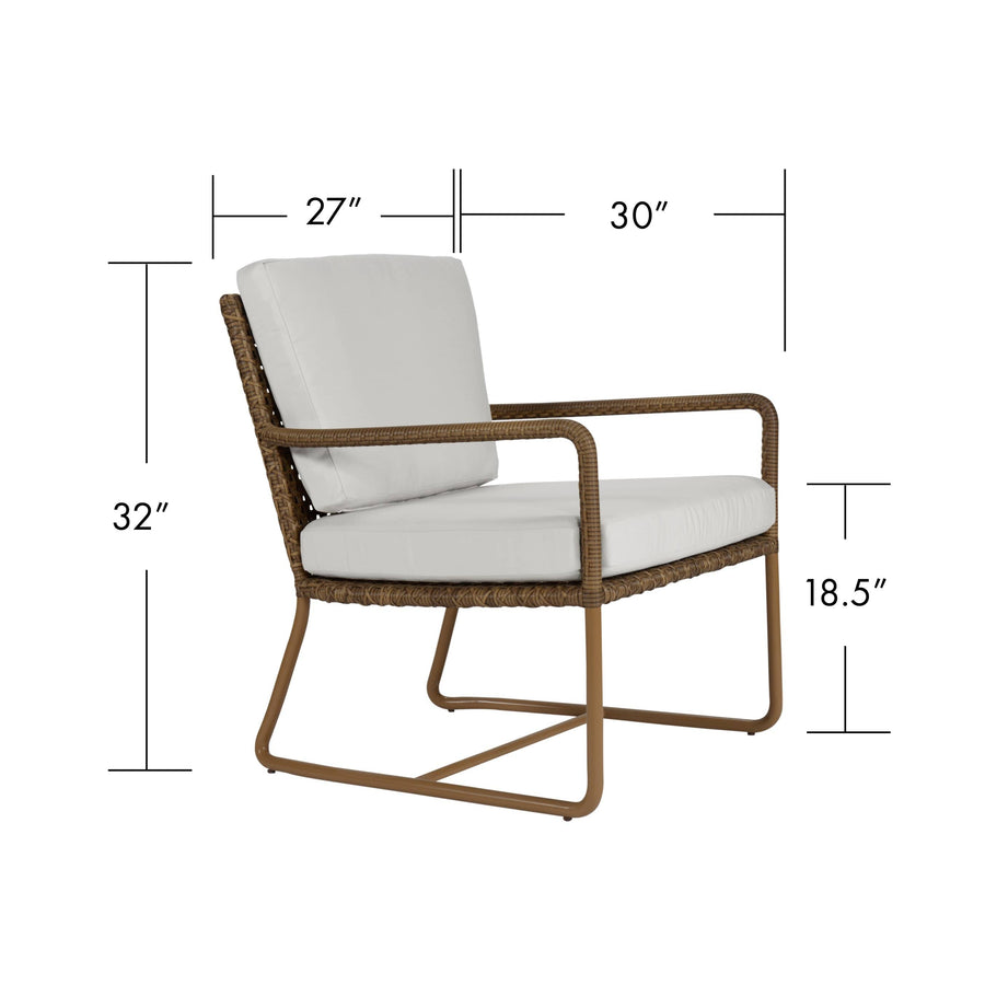 Bay Lounge Chair-Outdoor Loveseats-David Francis