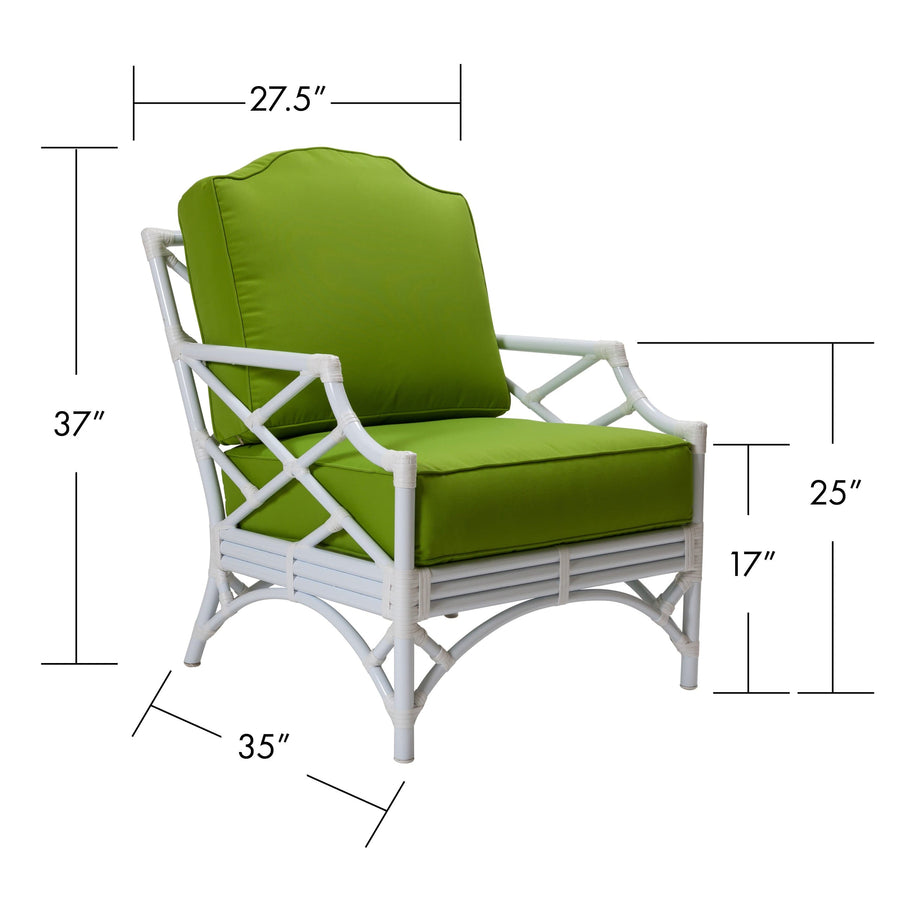 Chippendale Outdoor Lounge Chair-Outdoor Lounge Chairs-David Francis