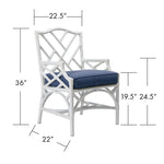 Chippendale Outdoor Dining Armchair-Outdoor Dining Chairs-David Francis