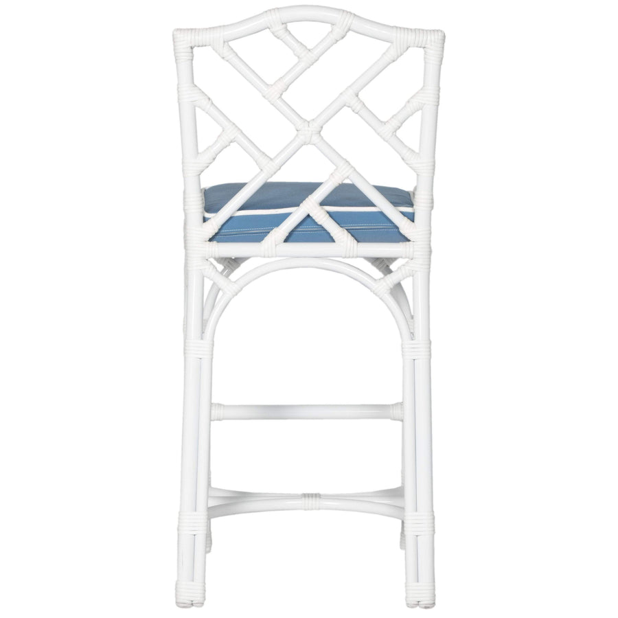 Chippendale Outdoor Stool-Outdoor Dining Chairs-David Francis