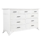 Pencil Rattan Nine-Drawer Dresser-Chests & Dressers-David Francis