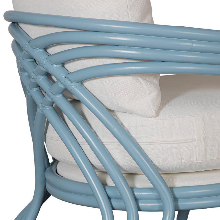 Ready To Ship - Mariner Lounge Chair in Azul