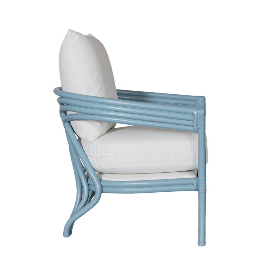 Ready To Ship - Mariner Lounge Chair in Azul