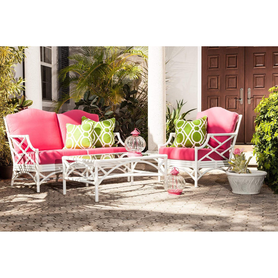 Quick Ship! Chippendale Outdoor Coffee Table-Outdoor Occasional Tables-David Francis