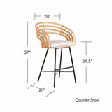Madrid Stool-Barstools-David Francis