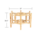 Hex 37" Table Base-Table Bases-David Francis